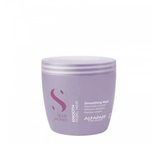 ЗАГЛАЖДАЩА МАСКА ЗА ЦЪФТЯЩА И НЕПОКОРНА КОСА ALFAPARF SEMI DI LINO SMOOTH MASK 500ML